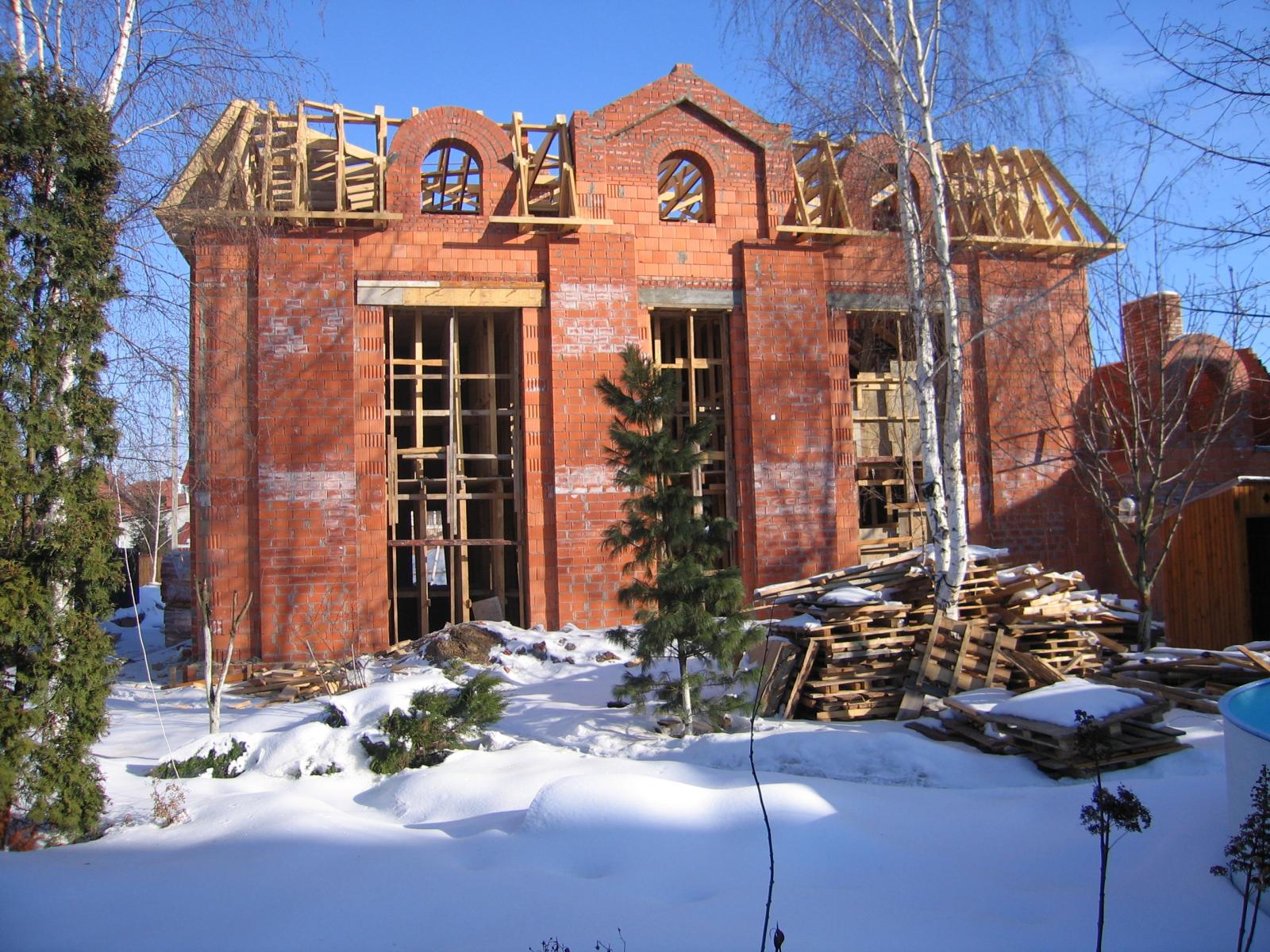 Строительство дома в с. Троицкое